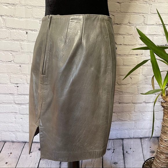 Vintage Sienna Collection Leather mini Skirt 8 - Picture 6 of 11